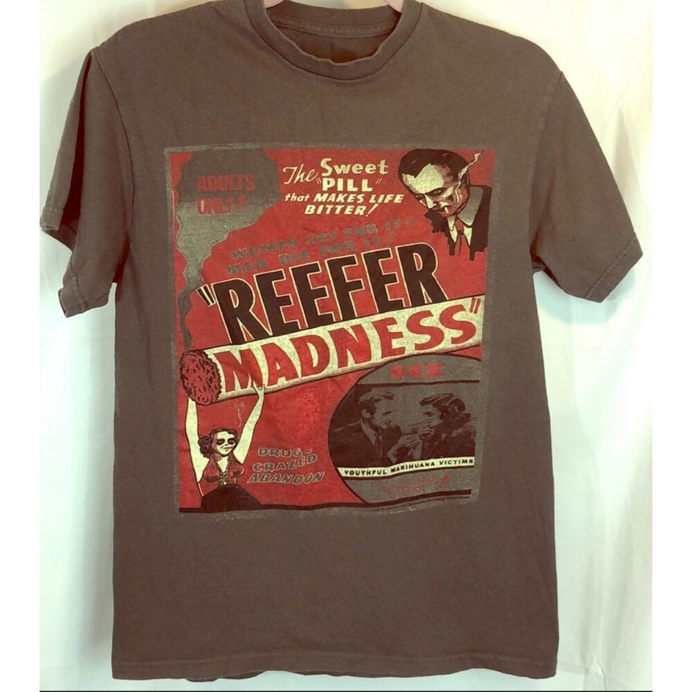 Rare Vintage Reefer Madness T-shirt S